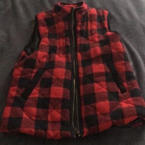 Plaid vest